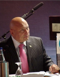 Выступление на Международном специализированном симпозиуме «Космос и глобальная безопасность человечества». Лимасол, Республика Кипр