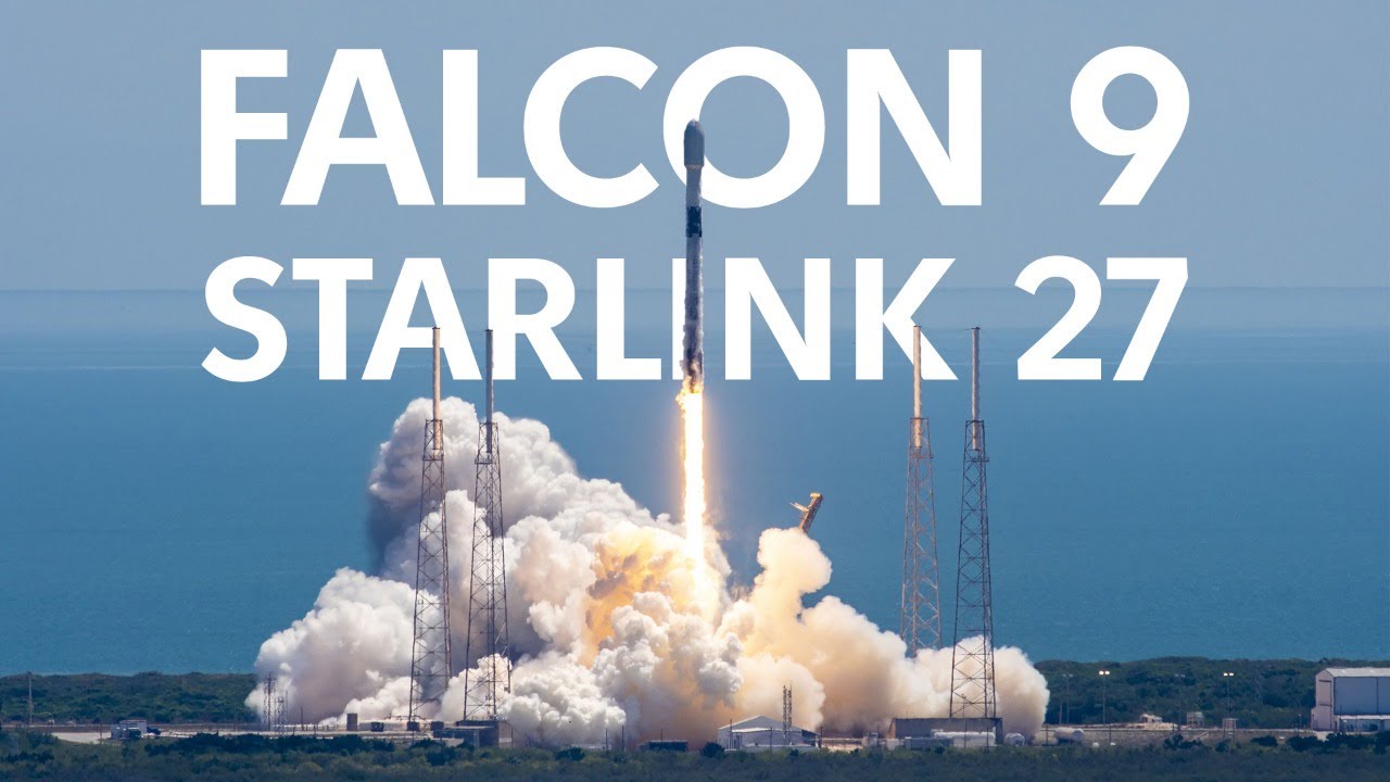 РЕКОРДНЫЙ запуск Falcon 9 (Starlink 27): Прямая трансляция