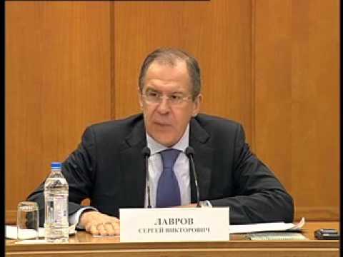 Lavrov’s Press-Conference regarding the results of the year 2012