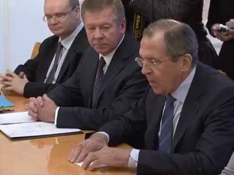 Talks between Sergey Lavrov & Nassir Abdulaziz Al-Nasser│Переговоры С.Лаврова и Н.Насера