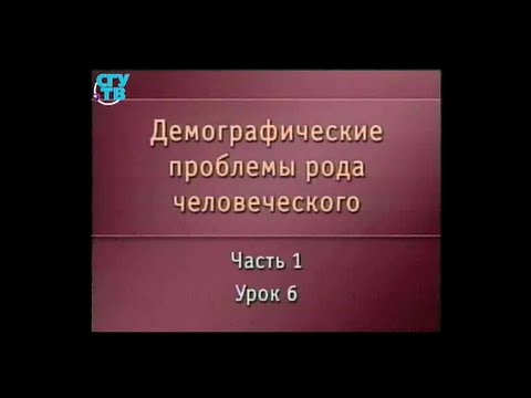 Демография. Урок 1.6. Основные принципы демографического анализа