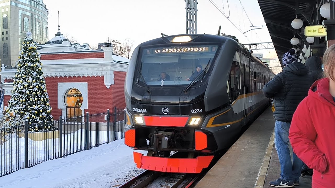 «Новинка!» Новый Электропоезд ЭП2ДМ-0234 на D4 (Калужско-Нижегородском диаметре) | Каланчëвская