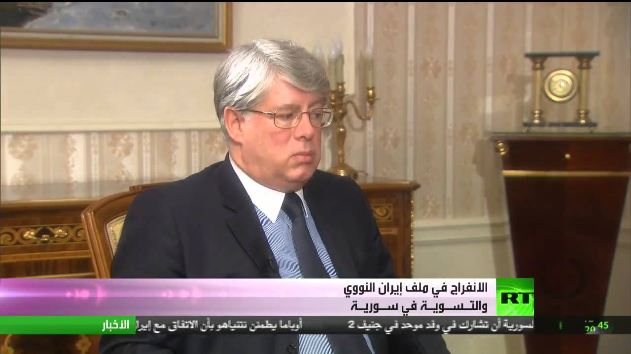 A.Borodavkin gives interview to RT (arabic lang.)