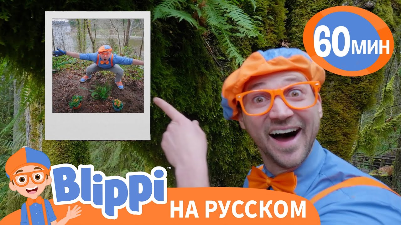 Родные Просторы 🌱🍃 | Обучающие песни для детей | Blippi Russian