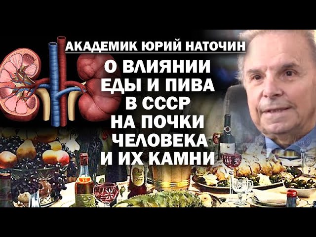 Академик Наточин о влиянии настоящей еды и пива в СССР  на человеческую почку и её камни / #ЗАУГЛОМ