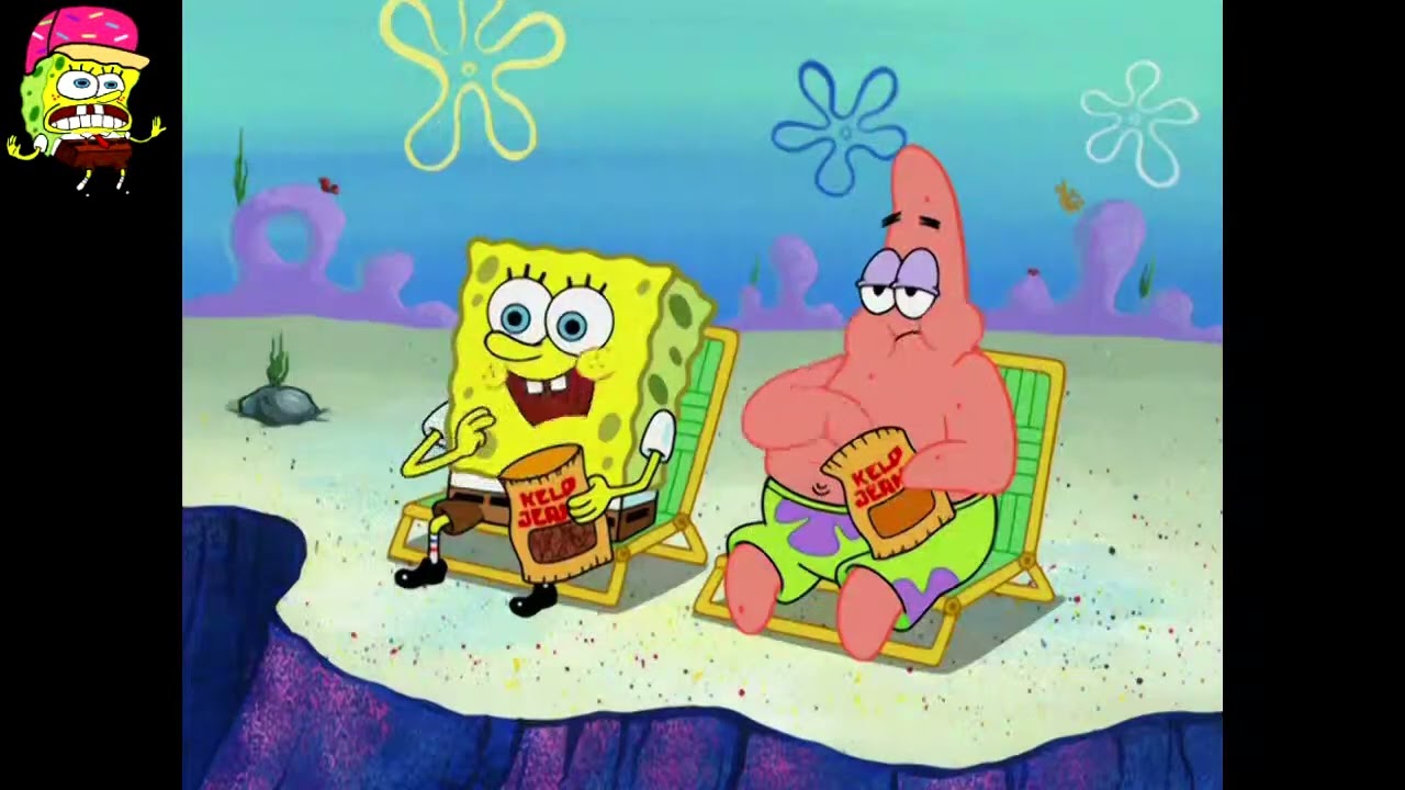 SpongeBob and Patrick Eating Kelp Jerky for 10 Hours